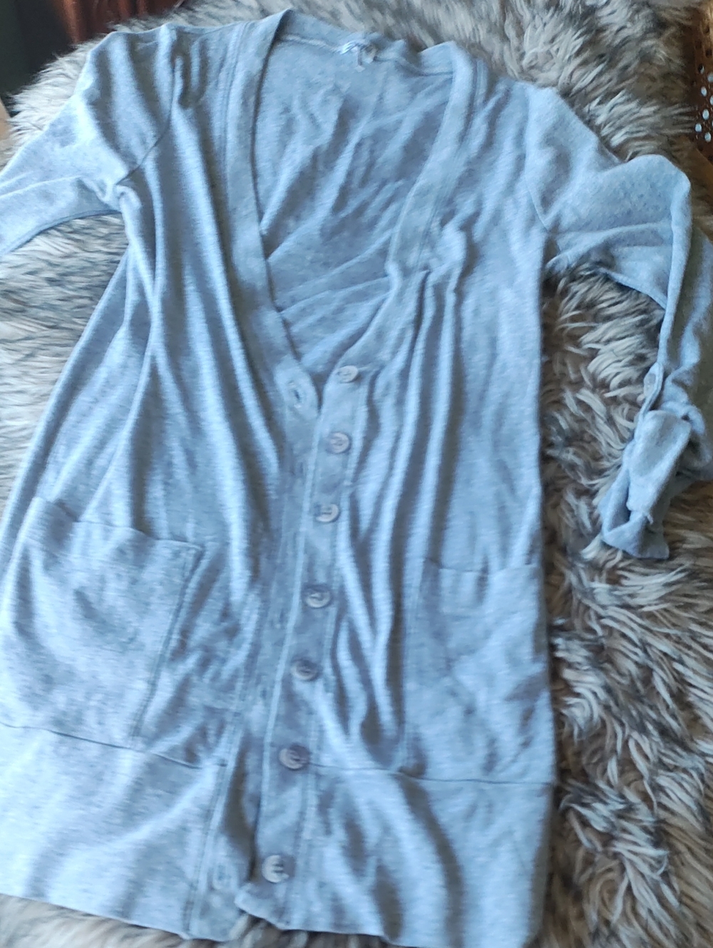 Splendid Heather Gray Crewneck Knit Top